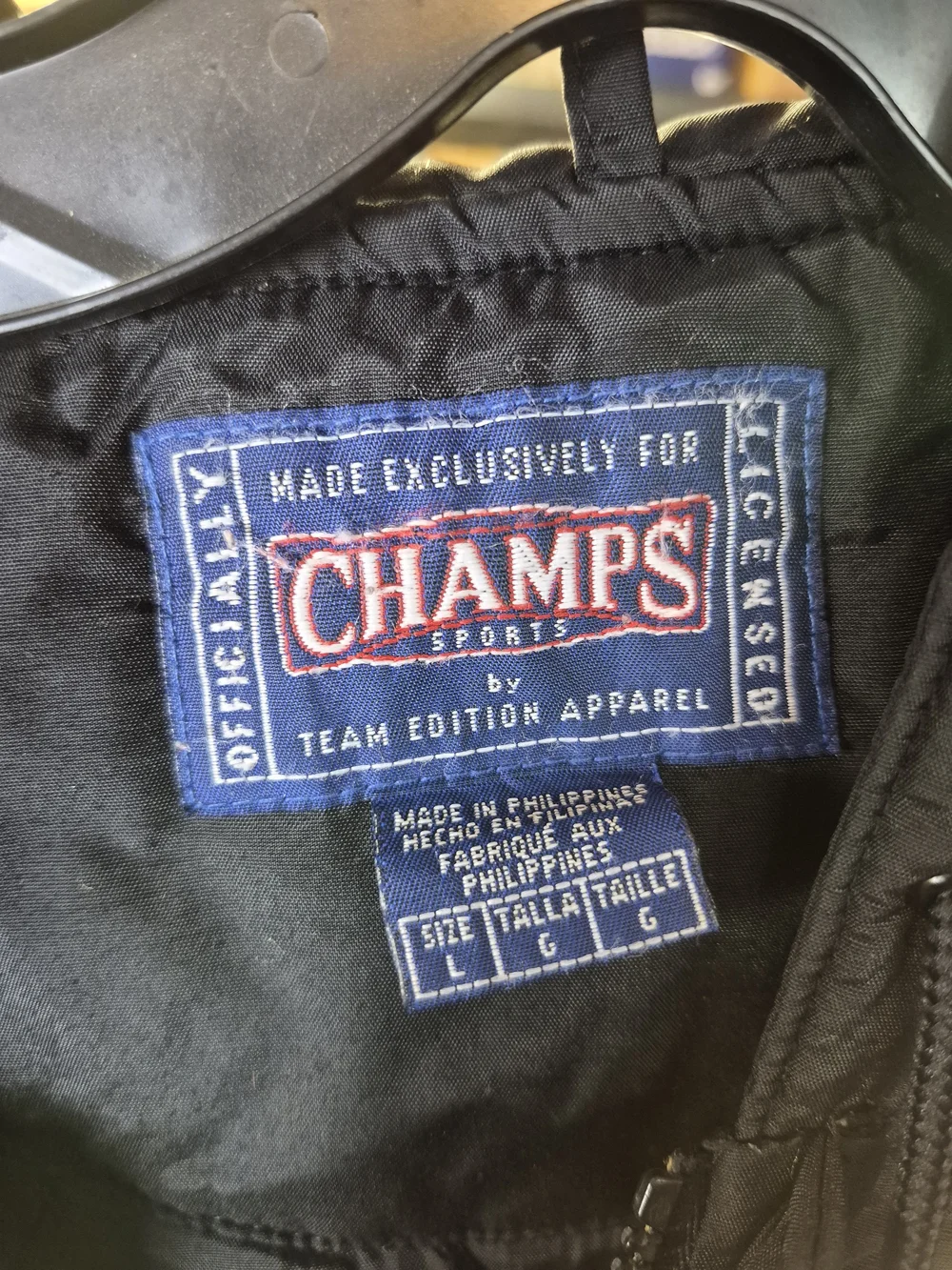 Champs cleaned up